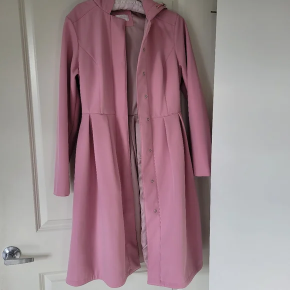 waterproof jackets madewell pink raincoat